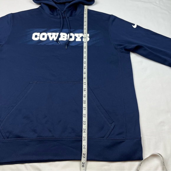 Nike Dallas Cowboys Mens Hoodie Sweatshirt Sz Medium Therma Fit Training A7 - Picture 7 of 7